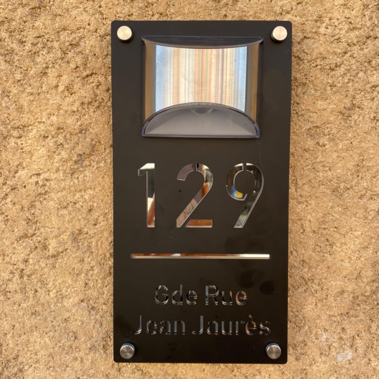 Plaque Personnalisée Avec Lumières à Énergie Solaire Gravée (Copy)