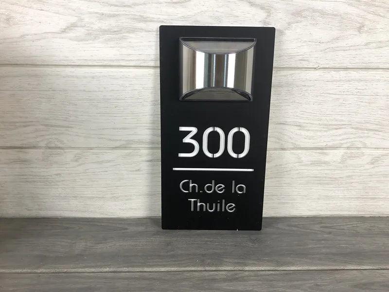 Plaque Personnalisée Avec Lumières à Énergie Solaire Gravée (Copie) - Joeve
