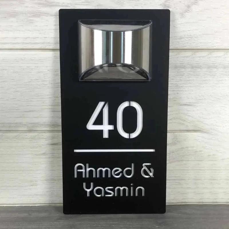 Plaque Personnalisée Avec Lumières à Énergie Solaire Gravée (Copie) - Joeve
