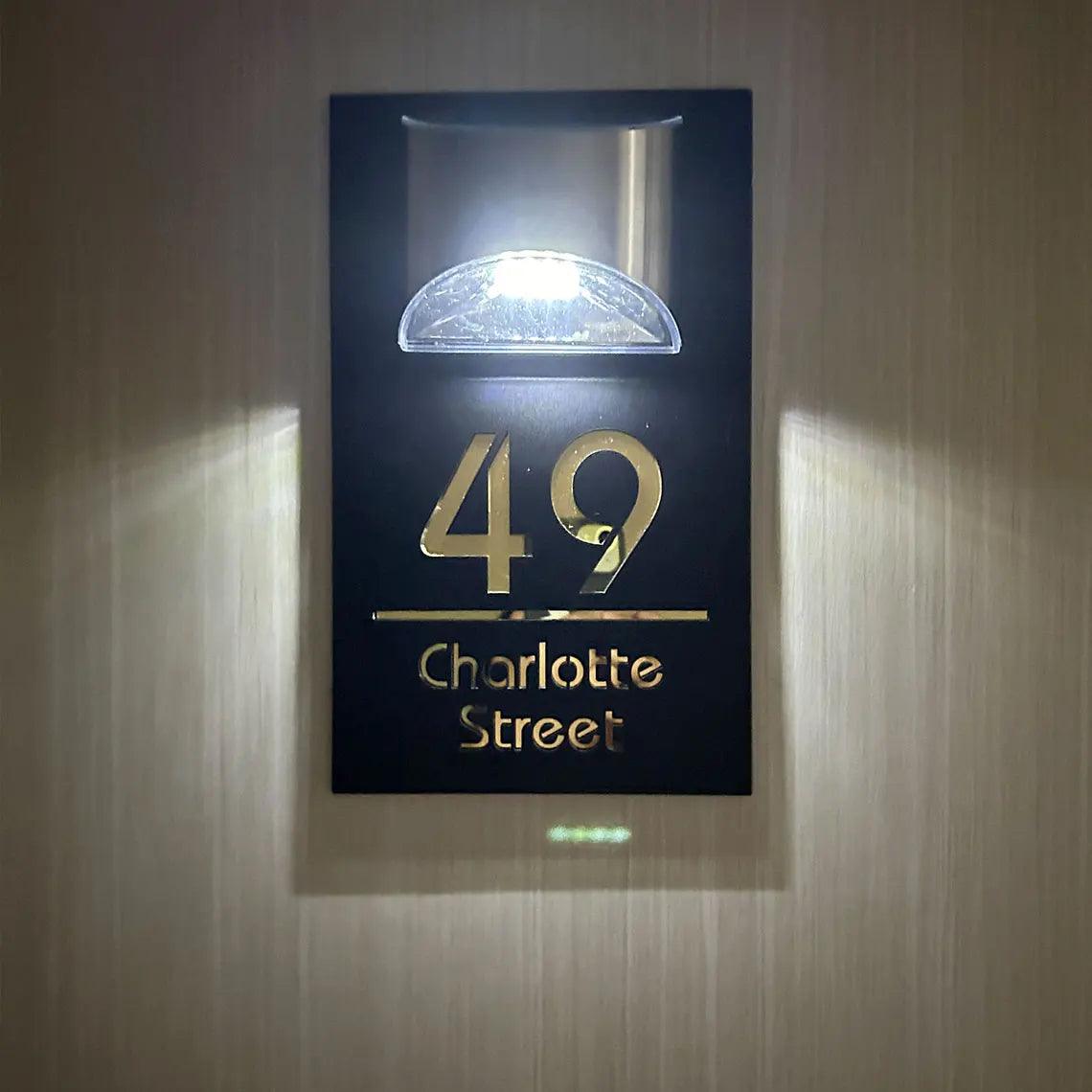 Plaque Personnalisée Avec Lumières à Énergie Solaire Gravée (Copie) - Joeve