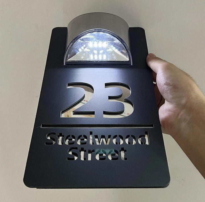 Plaque Personnalisée Avec Lumières à Énergie Solaire Gravée (Copie) - Joeve