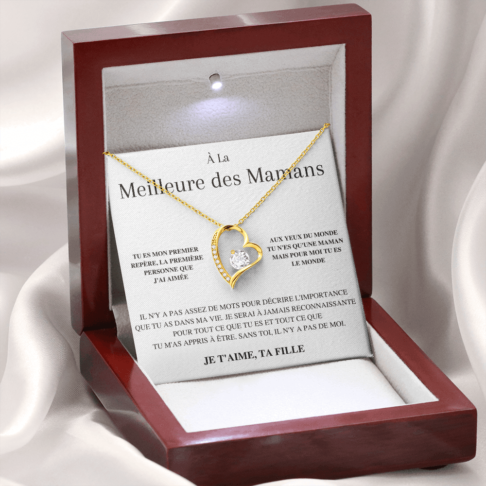 Collier Cœur-Éclat  - Eloge Maternel - Pour Maman - Joeve